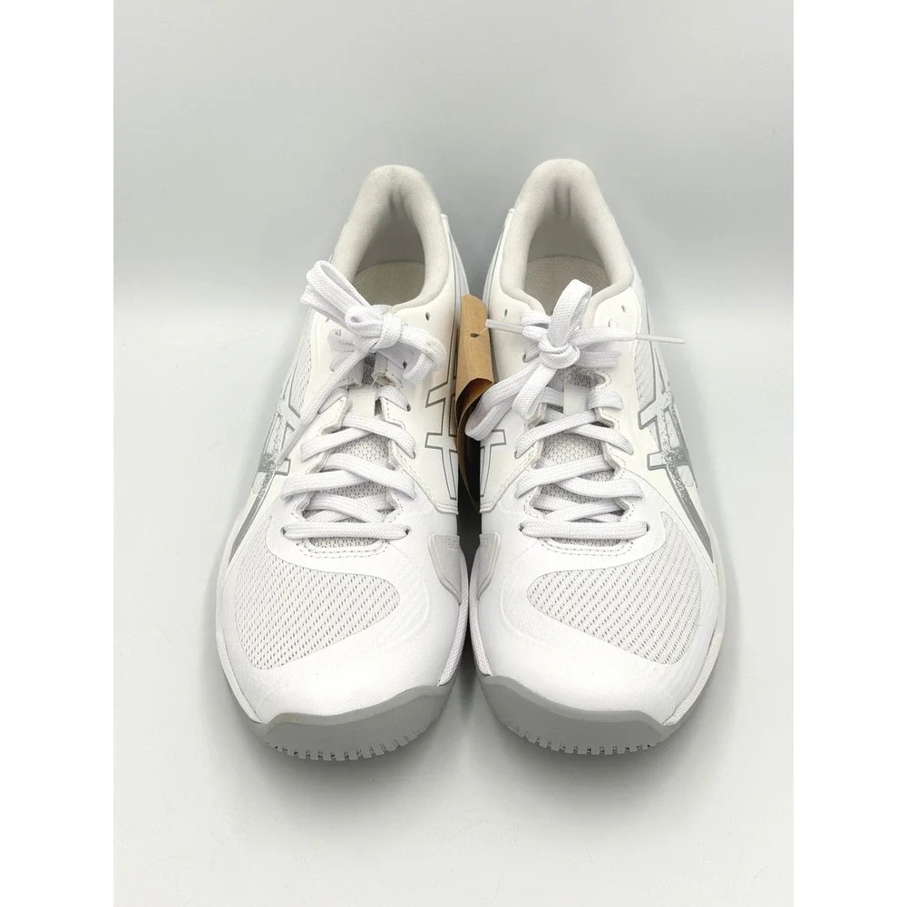ASICS Solution Swift FF Womens 9.5 Tennis Shoes White Silver 1042A265